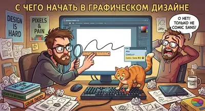 С чего начать в графическом дизайне: пошаговый план на первые 30 дней
